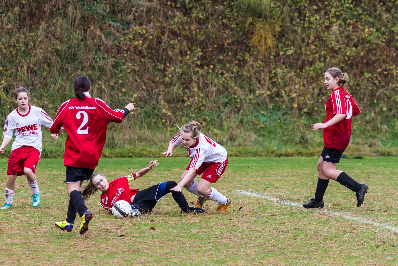 Bild 152 - B-Juniorinnen TuS Tensfeld - TSV Weddelbrook : Ergebnis: 3:1